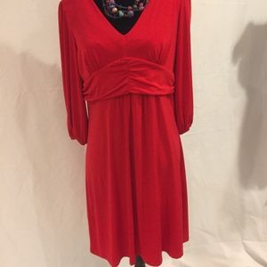 ny collection red dress size large